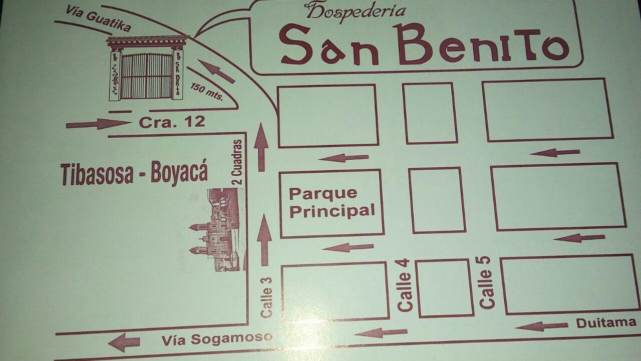San Benito Hotel Tibasosa Exterior foto